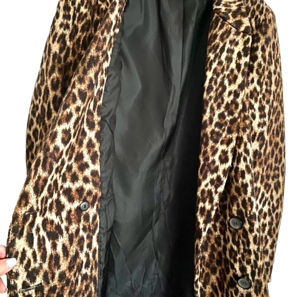 Zara Leopard Print Blazer - Picture 4 of 13